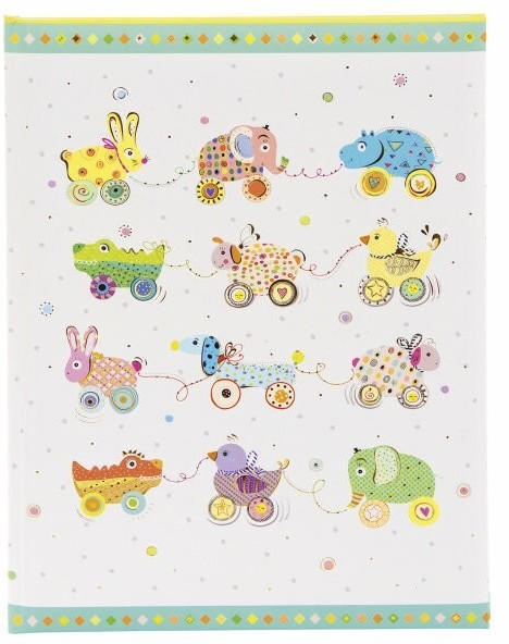 Goldbuch Babytagebuch Animals on Wheels 21x28/44