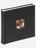 walther-design Fotoalbum ME-110-B Fun, Memoalbum, 24 x 22cm, 100 weiße Seiten für