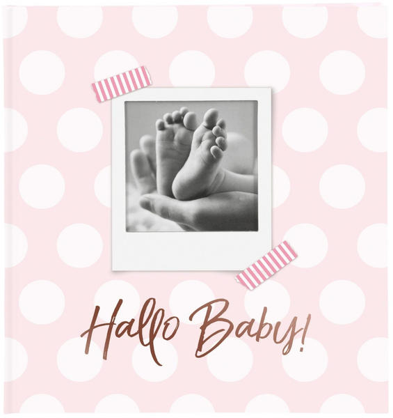 Goldbuch Babyalbum Hallo Baby 30x31/60 rosa