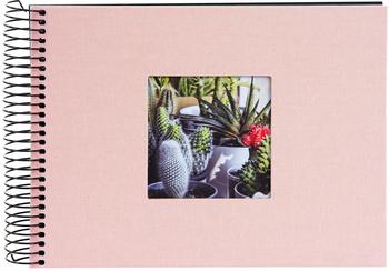 Goldbuch Spiralalbum Bella Vista 24x17/40 mit Bildausschnitt rose