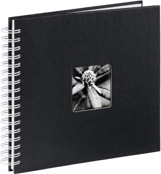 Hama Spiralalbum Fine Art 28x24/50 schwarz (weiße Seiten)