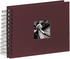 Hama Spiralalbum Fine Art 24x17/50 bordeaux (schwarze Seiten)