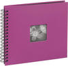 Hama 00010608, Hama Spiral-Album Fine Art, 36x32 cm, 50 schwarze Seiten, Pink