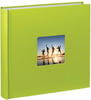 Hama Fotoalbum Fine Art 2128, Jumboalbum, 30 x 30cm, 100 weiße Seiten für 400
