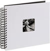 Hama 00002108, Hama Spiral-Album Fine Art , 28 x 24 cm, 50 schwarze Seiten, Kreide