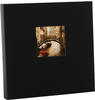 Goldbuch 27897, Goldbuch Bella Vista 30x31 cm, 60 weiße Seiten, schwarz, Buchalbum