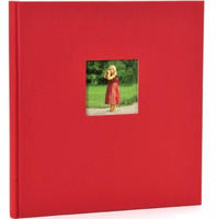 goldbuch 24890, goldbuch Fotoalbum Bella Vista 25x25 60 wei&szlig;e Seiten rot