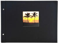goldbuch 26897, goldbuch Schraubalbum Bella Vista 30x25 40 wei&szlig;e Seiten schwarz