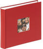 walther-design Fotoalbum ME-110-R Fun, Memoalbum, 24 x 22 cm, 100 weiße Seiten für