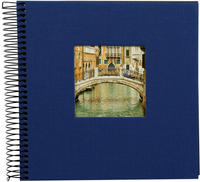 Goldbuch 12776, Goldbuch Bella Vista 20x20 cm, 40 schwarze Seiten, blau,...