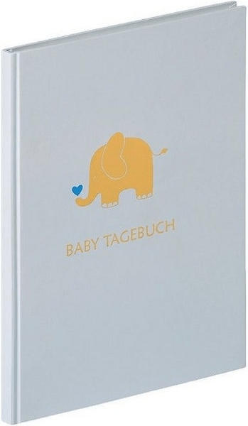 Walther-Werke Babytagebuch Baby Animal 20x28/46 blau