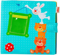 Haba 303143 Baby-Fotoalbum Spielgef&auml;hrten, 20 x 20 cm, 8 Seiten f&uuml;r 8 Fotos,...