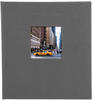 Goldbuch 27725, Goldbuch Bella Vista 30x31 cm, 60 weiße Seiten, grau, Buchalbum