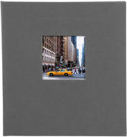 Goldbuch 27725, Goldbuch Bella Vista 30x31 cm, 60 wei&szlig;e Seiten, grau, Buchalbum