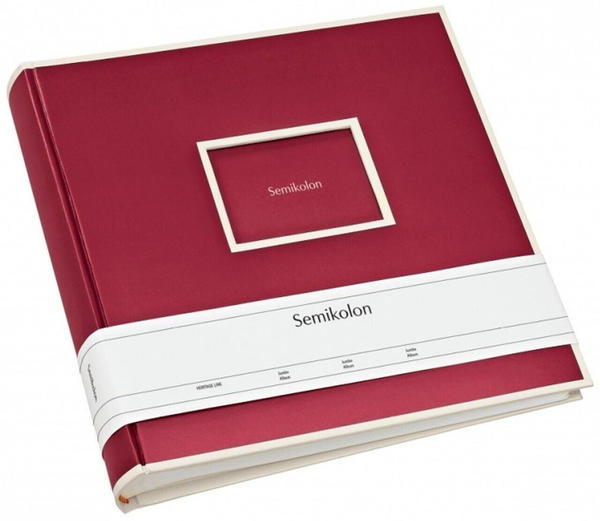 Semikolon Jumbo Album 30x30/100 burgundy