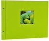 goldbuch 26896, goldbuch Schraubalbum Bella Vista 30x25 40 weiße Seiten grün