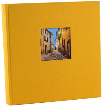 Goldbuch Fotoalbum Bella Vista 30x31/60 gelb (schwarze Seiten)