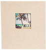 Goldbuch 27723, Goldbuch Bella Vista 30x31 cm, 60 weiße Seiten, sandgrau, Buchalbum