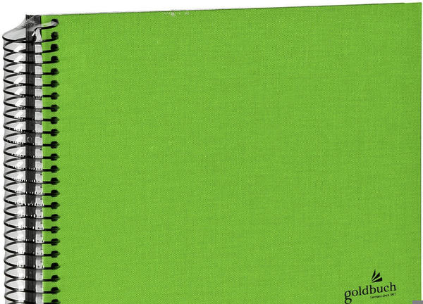 Goldbuch Spiralalbum Bella Vista 24x17/40 grün (schwarze Seiten)