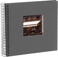 Goldbuch Fotoalbum Bella Vista 12725, Spiralalbum, 20 x 20 cm, 40 schwarze Seiten