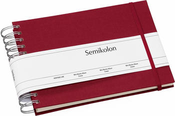 Semikolon Mini Mucho burgundy (weiße Seiten) Semikolon Mini Mucho burgundy (weiße Seiten)