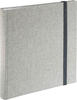 Hama Jumbo Tessuto grau 30x30 60 weiße Seiten 3846, 3846