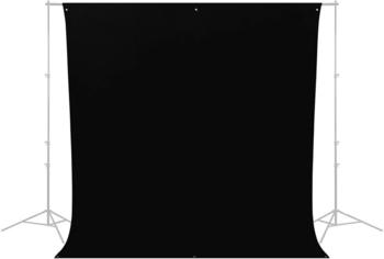 Westcott Stoffhintergrund 2,7x3m schwarz