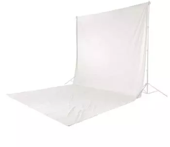 Hama Fotostudio-Hintergrund, Stoff, 2,95x6 m weiß