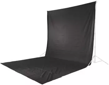 Hama Fotostudio-Hintergrund, Stoff, 2,95x6 m schwarz