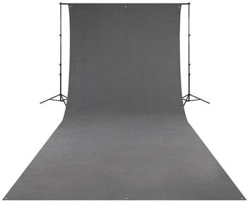 Westcott Stoffhintergrund 2,7x6,1m grau