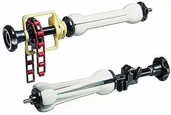 Manfrotto Expan Set Hintergrundhalterung mit Metallkette, schwarz (046MCB)