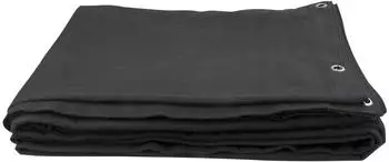 Showtec Backdrop Molton schwarz 6x4,5m (89021)