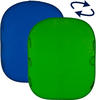 MANFROTTO Falthintergrund Doppelseitig Chromakey blau/grün 150x180cm #5687