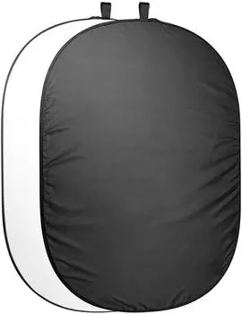 Walimex pro Falthintergrund 200x230cm schwarz/wei&szlig;