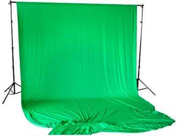 Bresser BR-D23 Hintergrundsupport 240x300cm inkl. Chromakey grünem Hintergrundtuch 3x6m