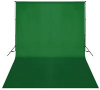 vidaXL Fotohintergrund-System 500 x 300 cm Gr&uuml;n