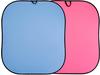 MANFROTTO Falthintergrund Doppelseitig blau/rosa 180x215cm #6751