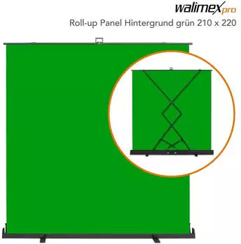 Walimex pro Roll-up Panel 210x220 gr&uuml;n