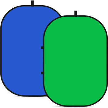 Neewer 2-in-1 Collapsible Backdrop 1,5x2m blau/grün