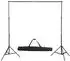 vidaXL Fotostudio-Set mit Softboxen, Hintergrundsystem und Reflektor (3067058)