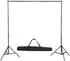 vidaXL Fotostudio-Set mit Beleuchtung und Hintergrund, schwarz (3094640)