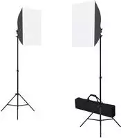vidaXL Fotostudio-Set mit Softboxen und Reflektor