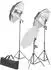 vidaXL Fotostudio-Set mit Leuchten, Schirmen, Hintergrund und Reflektor (3067101)