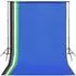 vidaXL Fotostudio-Set mit Beleuchtung und Hintergrund, schwarz (3094765)
