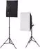 vidaXL Fotostudio-Set Softbox-Lampen, Schirm, Hintergrund & Reflektor (3067105)