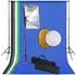 vidaXL Fotostudio-Set mit Softbox-Lampen, Hintergrund und Reflektor (3067098)