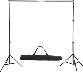 vidaXL Fotostudio-Set mit Leuchten, Hintergrund und Reflektor (3067117)