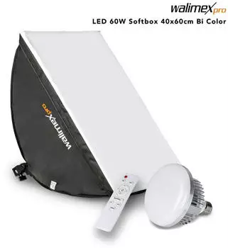 Walimex pro LED 60W Softbox 40x60cm Bi Color Walimex pro LED 60W Softbox 40x60cm Bi Color