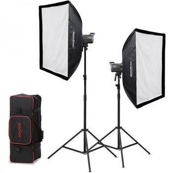 Godox 2-Light Kit Litemons LA150Bi Bi-color LED K2 mit Zubehör