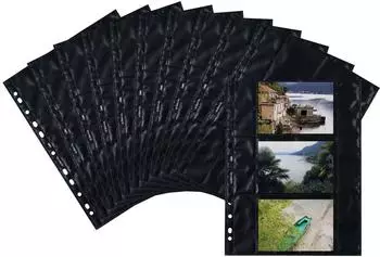 Herma Fotophan Fotoh&uuml;llen A4, 9x13cm quer, schwarz, 250 St&uuml;ck (7710)